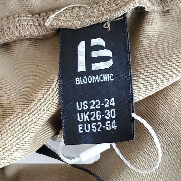 Bloomchic Womens Plus Size 22-24 Beige Bloomers Under Shorts With Lace Trim NWT - Picture 12 of 12